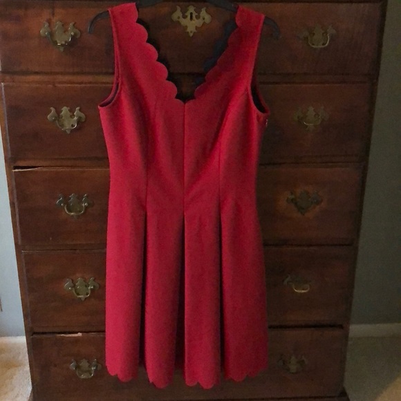 Banana Republic Red Sleeveless Dress - Picture 2 of 6